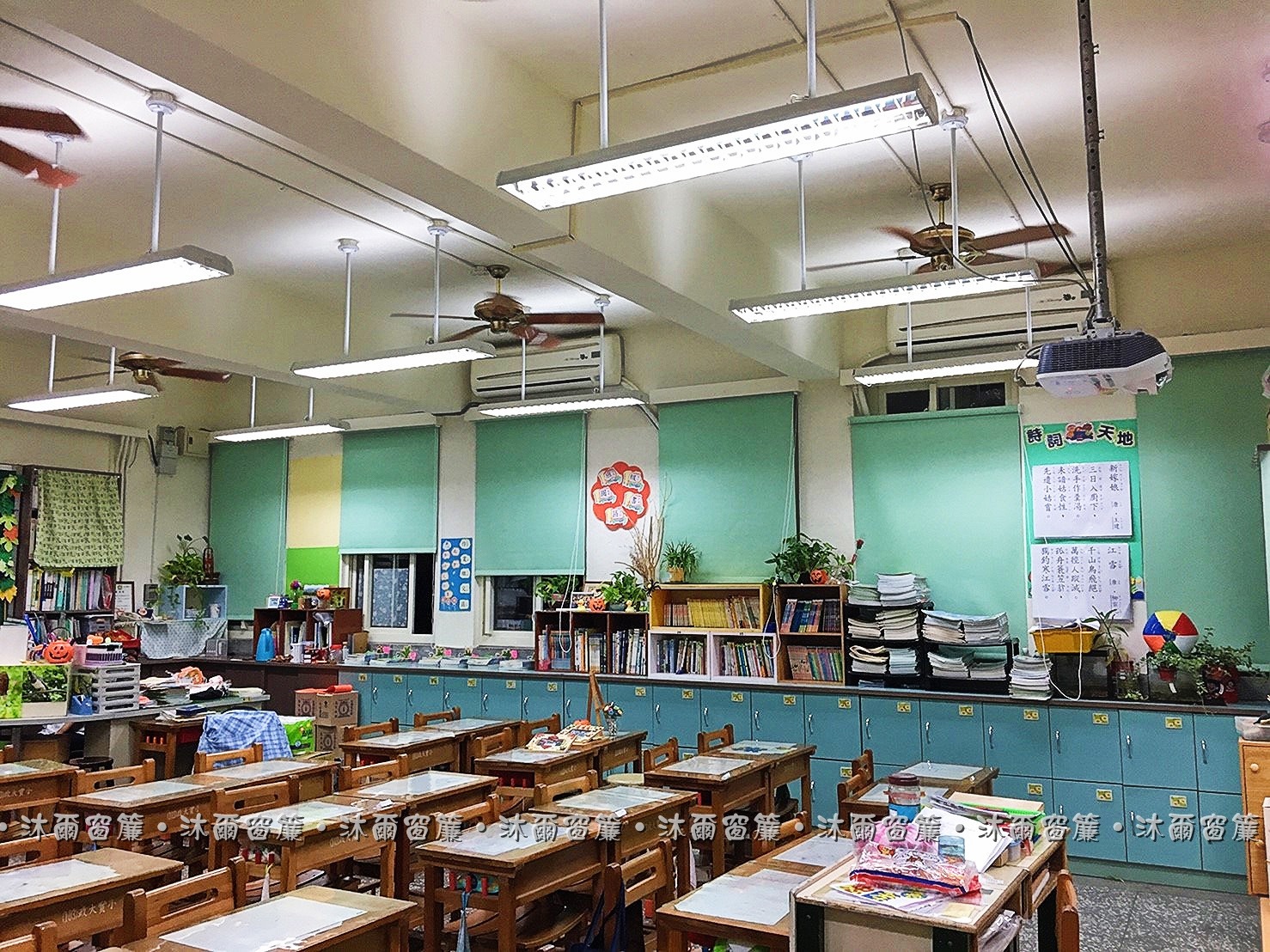 政治大學附設實驗小學校區教室窗簾翻新案例