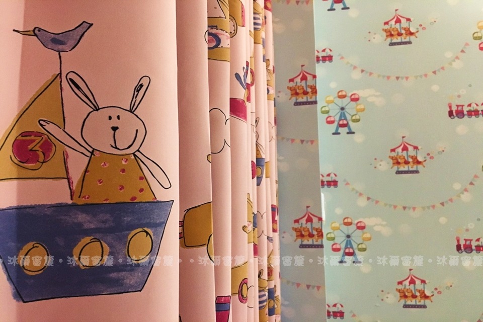 高公局石碇服務區哺乳室窗簾壁紙整新工程案例