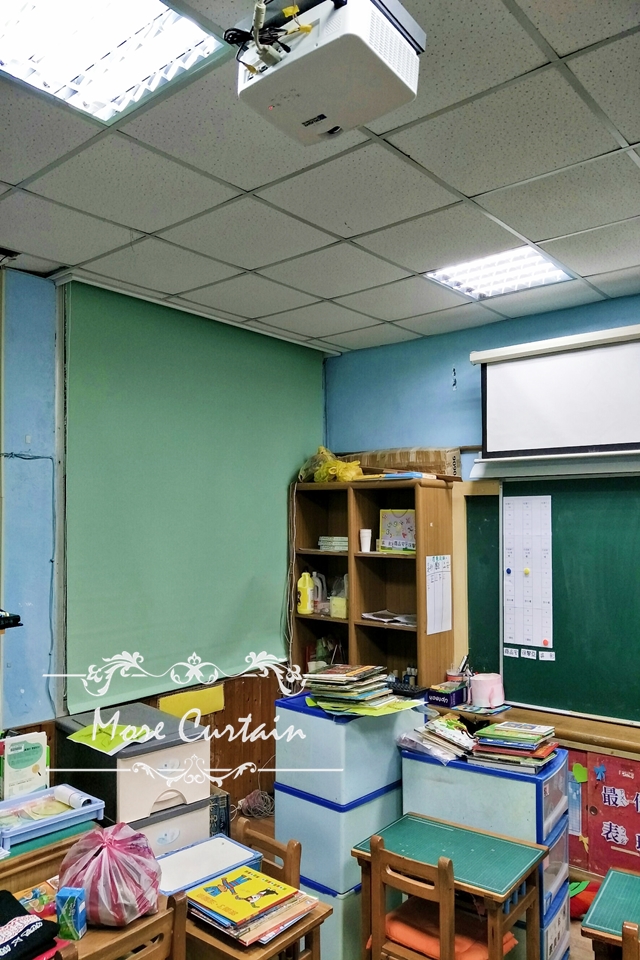 桃園市復興鄉的哈嘎灣光華國小遮光防焰捲簾 9 光華國小安裝照 171215 0011