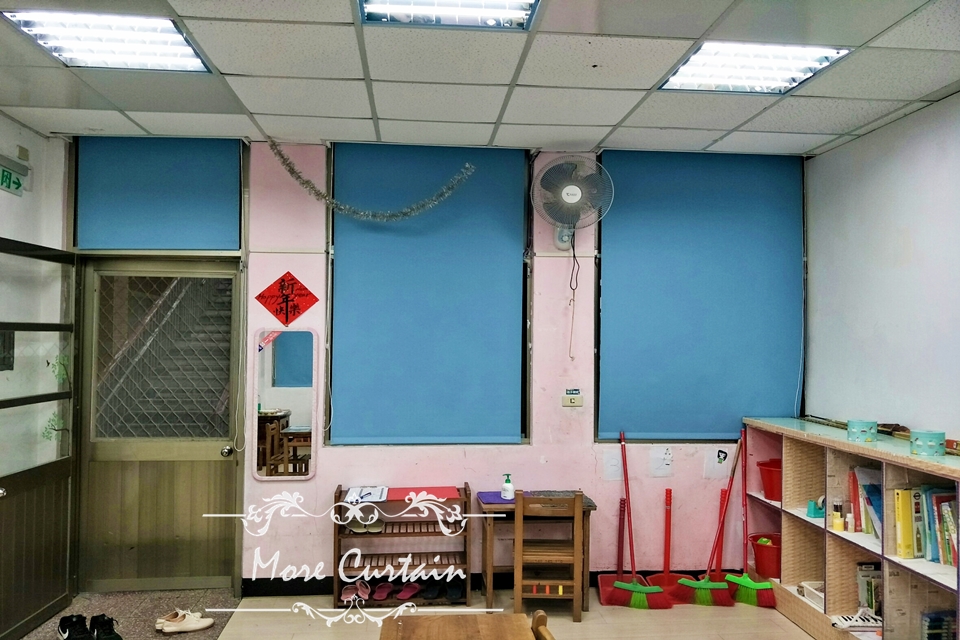 桃園市復興鄉的哈嘎灣光華國小遮光防焰捲簾 12 光華國小安裝照 171215 0017