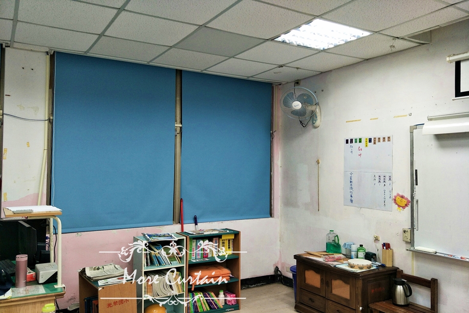 桃園市復興鄉的哈嘎灣光華國小遮光防焰捲簾 13 光華國小安裝照 171215 0018