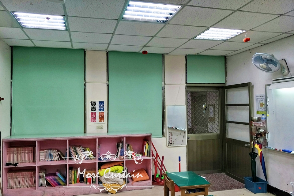 桃園市復興鄉的哈嘎灣光華國小遮光防焰捲簾 14 光華國小安裝照 171215 0019