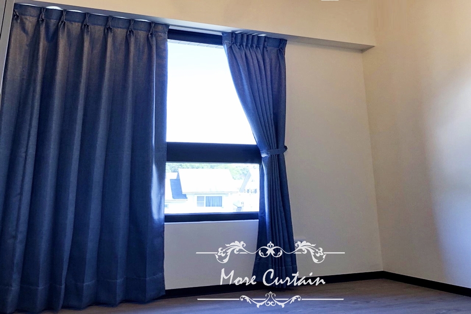 科技與自然的靜謐交界,新竹寶山窗簾案例 3 採用大寬幅「無縫」設計