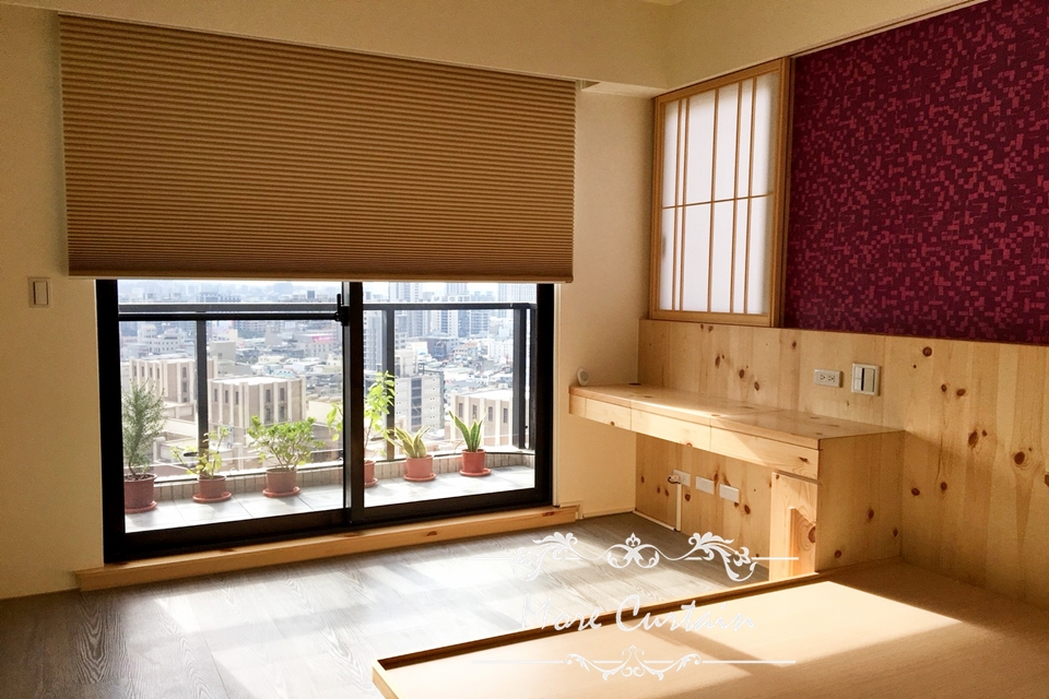 新竹竹北大城有德全室換裝 Hunter Douglas 風琴簾案例分享 — 精準設計,舒適居家再升級
