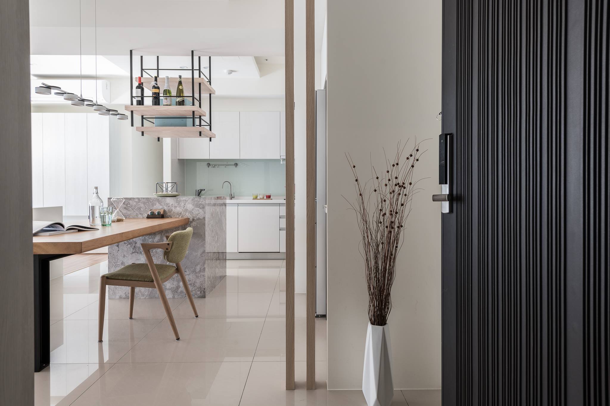 Hunter Douglas風琴簾妝點位於雲極大樓竹北新居