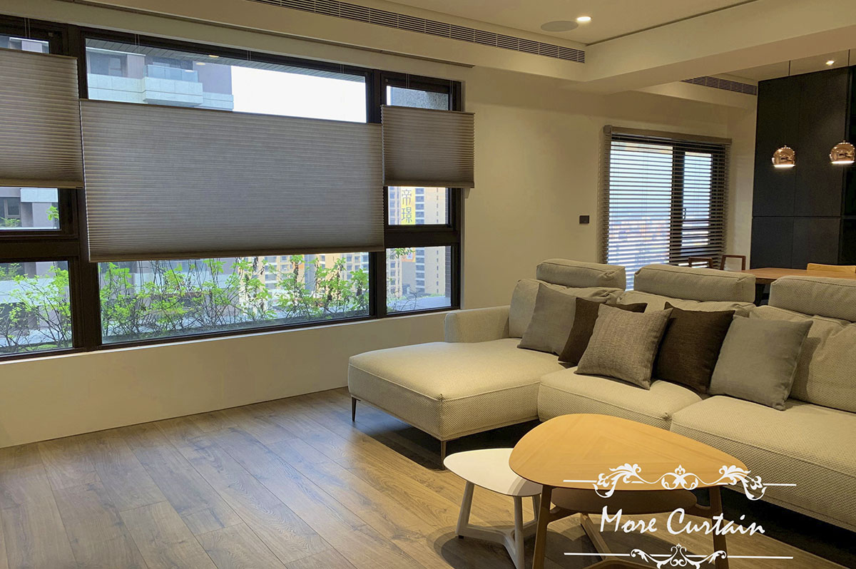 認識調光簾,比較斑馬簾、柔紗簾與風琴簾細節,實務選擇訣竅 19 北歐丹麥Dali與風琴簾與木百葉、蛇簾打造視覺與聽覺饗宴