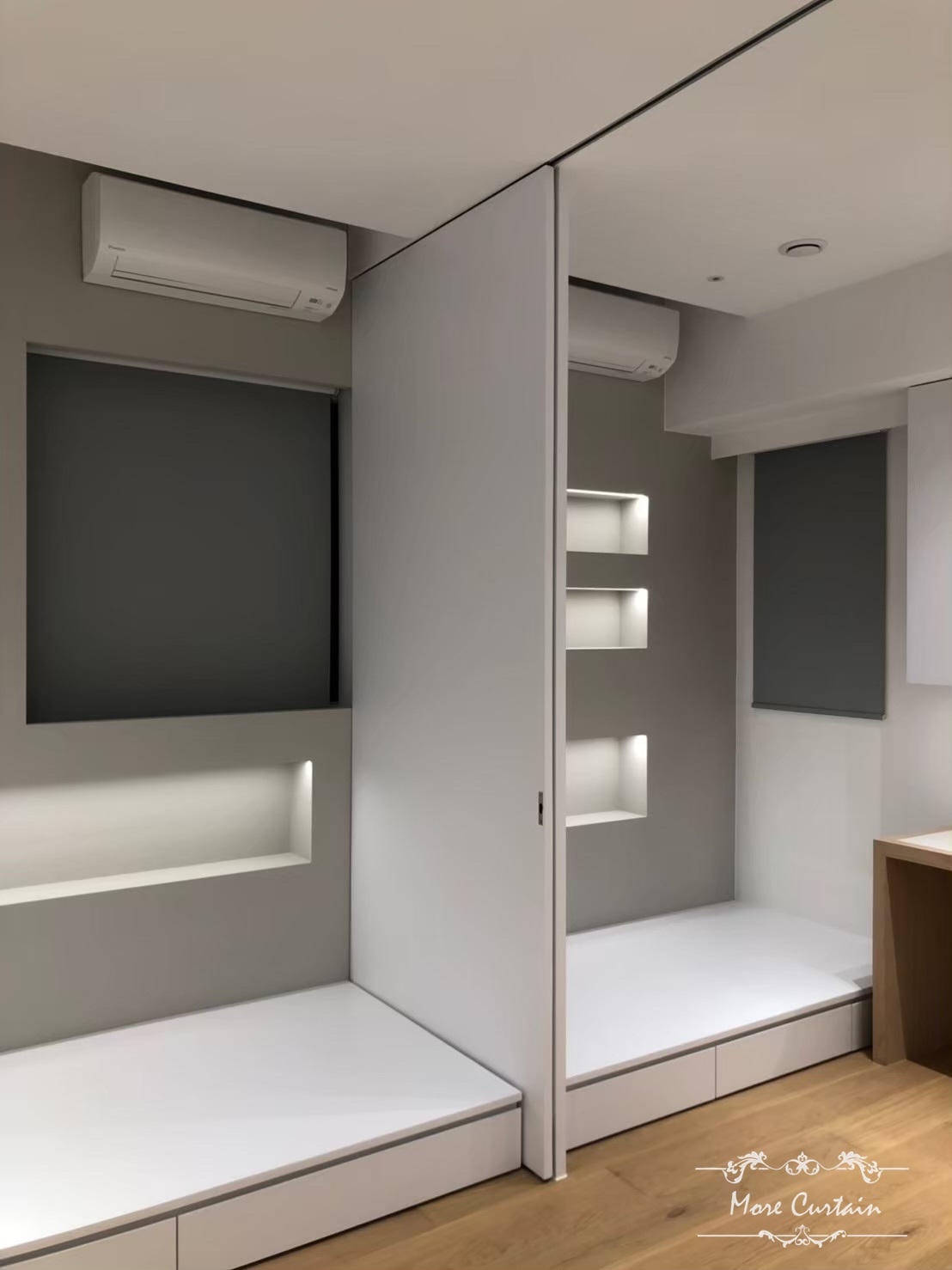 簡單俐落好保養,不佔空間的窗簾產品 9 -捲簾布簾蛇行簾 (14)