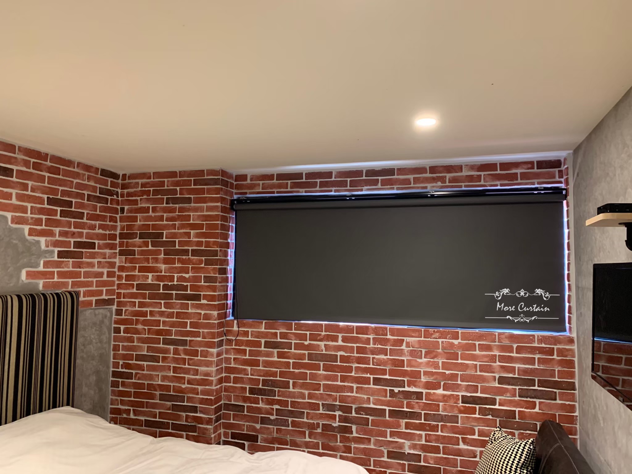 簡單俐落好保養,不佔空間的窗簾產品 8 -捲簾布簾蛇行簾 (2)