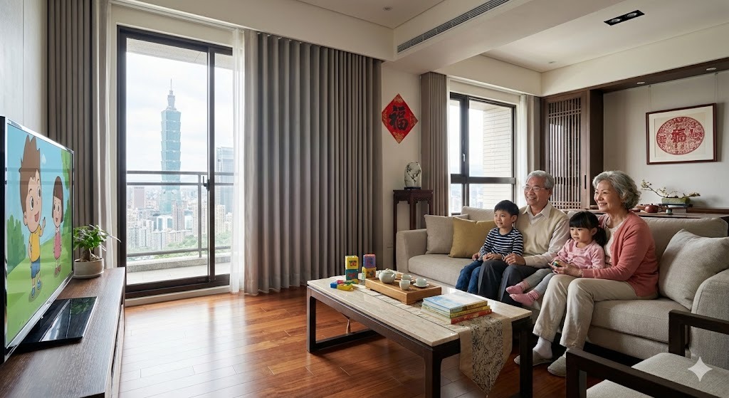 家中有幼兒，需要注意窗簾繩的安全問題，電動智能窗簾能避免這種潛在危險