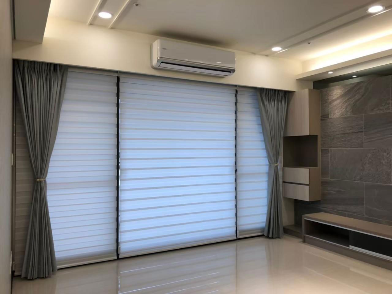 調光簾不透明部分對齊
