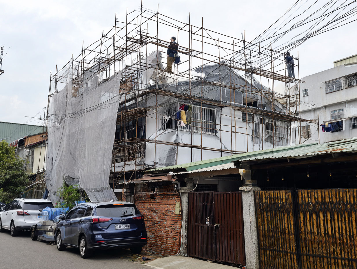 住屋附近如果有施工場地,會短期增加灰塵