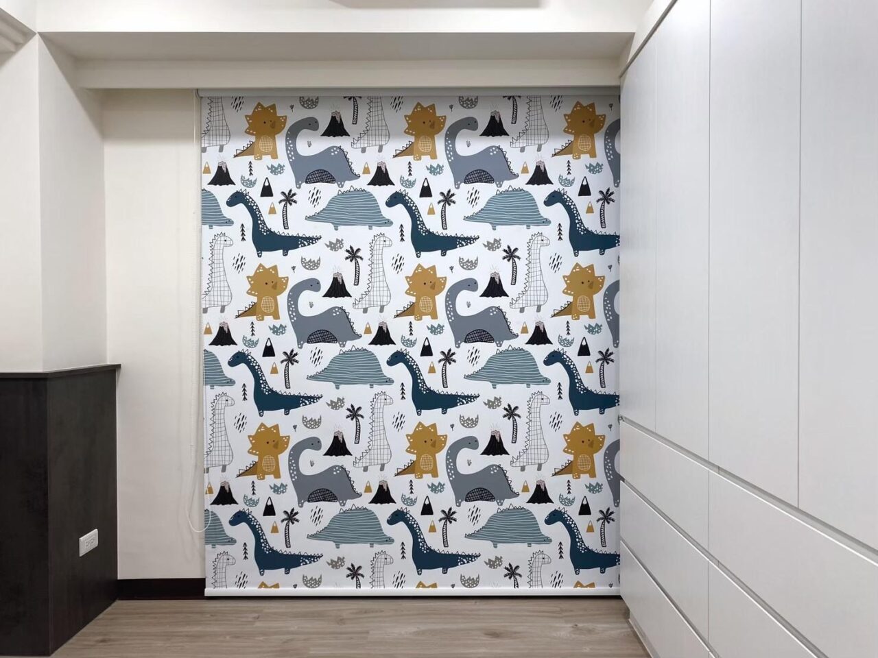 捲簾可以印製不同花樣與圖案