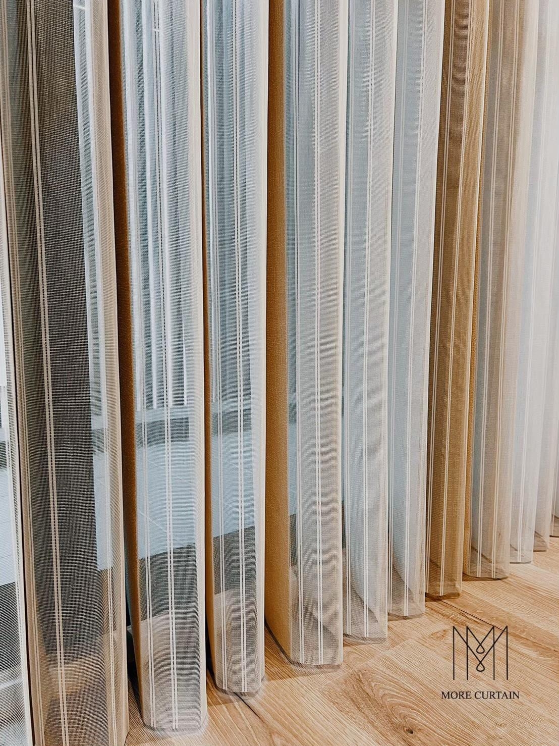 2025年穿越簾vs蛇行簾比較,視覺、特性、優缺點、費用與建議 7 穿越簾每片簾葉都各自獨立